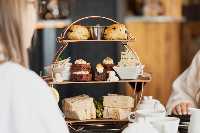 Afternoon Tea Face On Shot